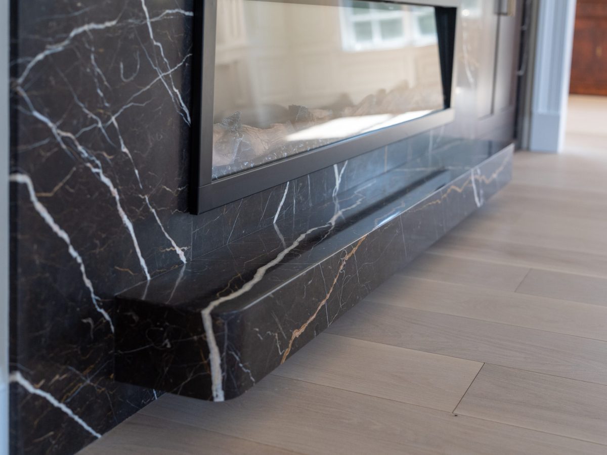 Stone fireplaces - fabrication and installation