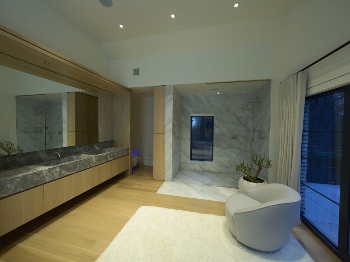 Integrated stone sink Stone & tile walls